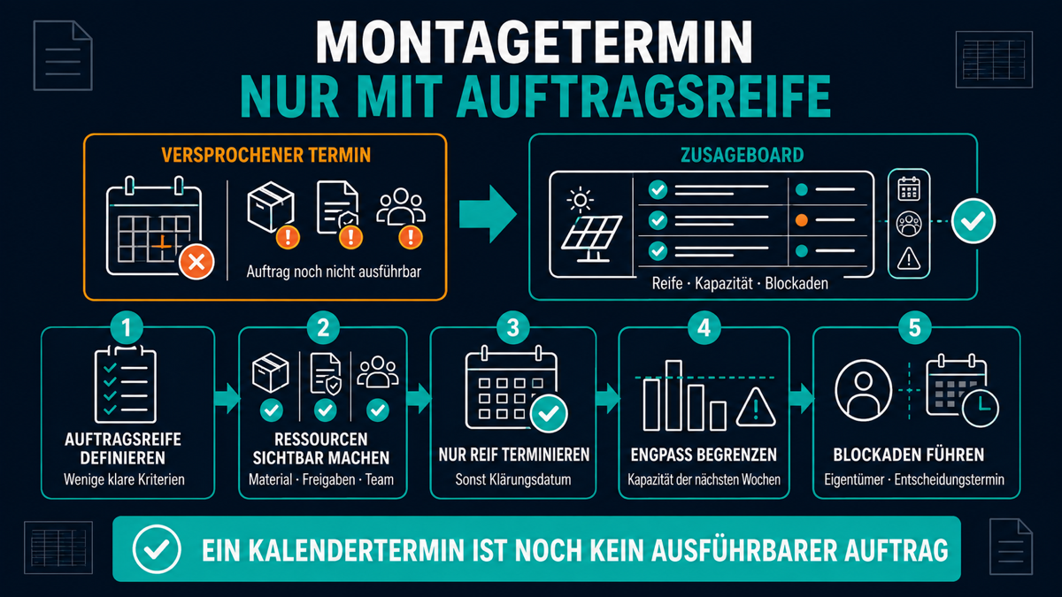 kundenzusagen im photovoltaikbetrieb verlaesslich steuern