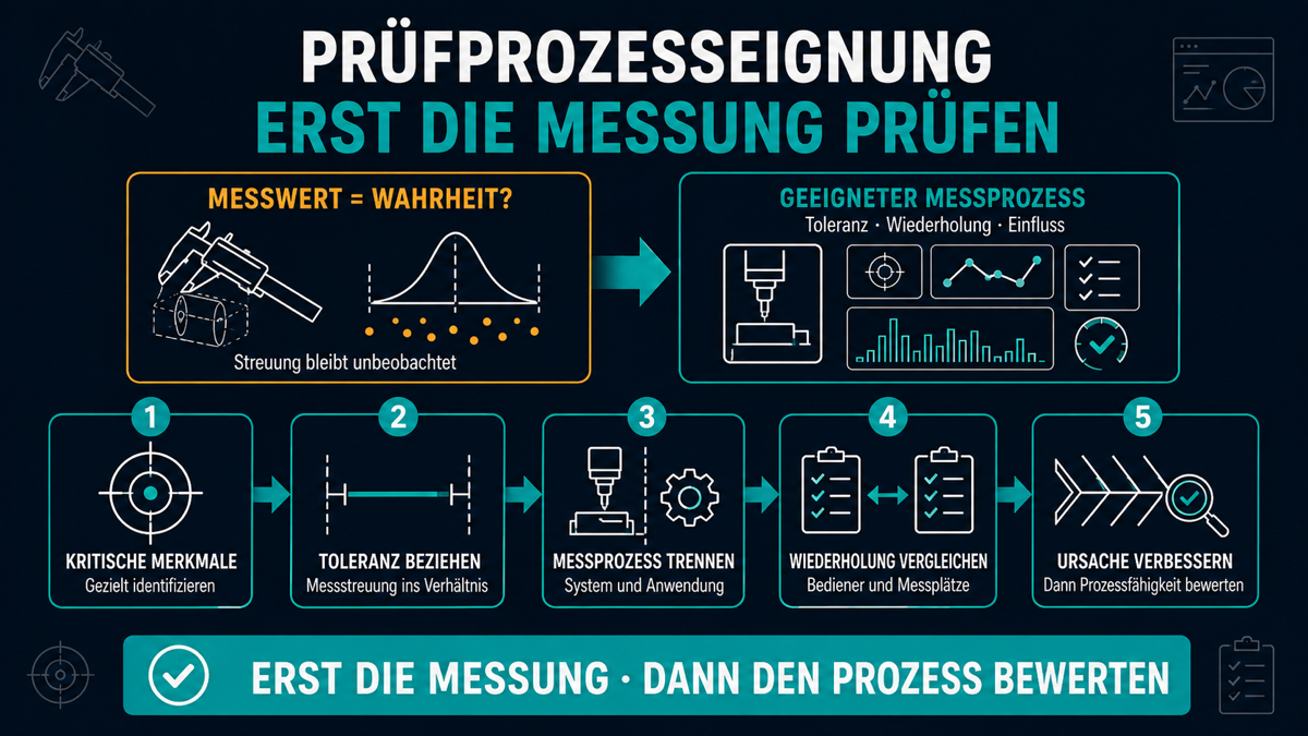 Prüfprozesseignung: Wenn die Messung mehr streut als der Prozess pruefprozesseignung cnc lohnfertigung