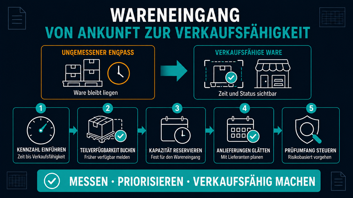 Wareneingang: Der Engpass, den niemand misst wareneingang engpass onlinehandel
