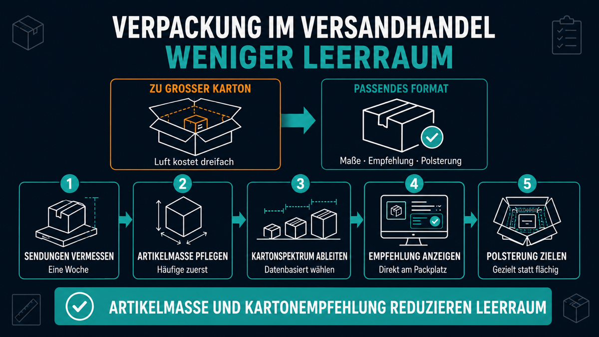 verpackung leerraum versandhandel